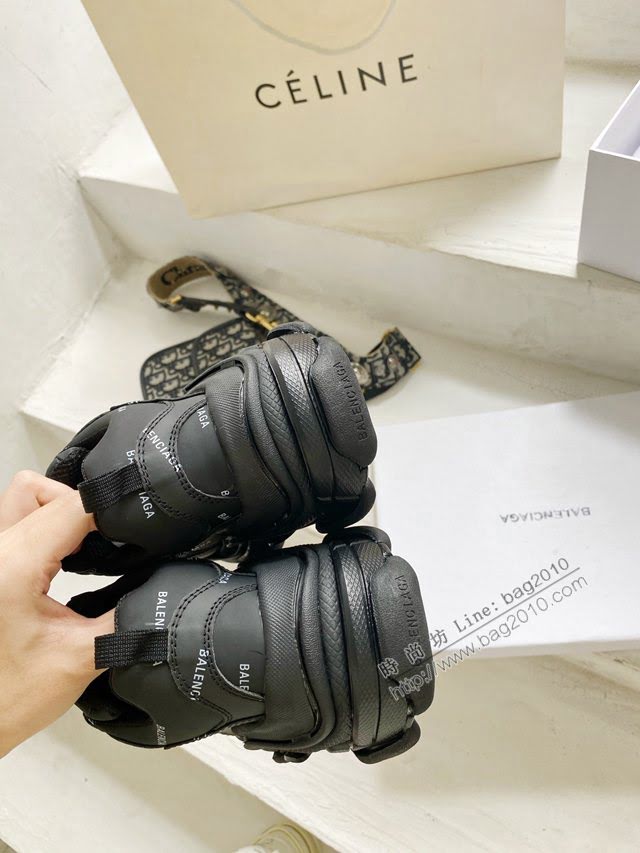 Balenciaga經典款男女鞋 巴黎世家頂級版本一代Triple-s老爹鞋 Balenciaga爆款復古慢跑鞋 Balenciaga情侶款老爹鞋  hdbl1008